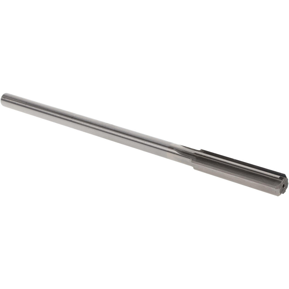 Hertel Reamers 433-0.3800 Chucking Reamer 0.3800" Dia, 7" OAL, 1-3/4" Flute Length, Straight Flute, Straight-Cylindrical Shank, HSS