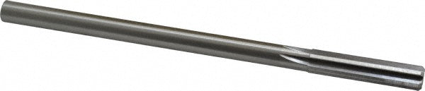 Hertel Reamers 433-0.4070 Chucking Reamer 0.4070" Dia, 7" OAL, 1-3/4" Flute Length, Straight Flute, Straight-Cylindrical Shank, HSS