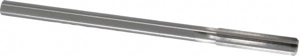 Hertel Reamers 433-0.4110 Chucking Reamer 0.4110" Dia, 7" OAL, 1-3/4" Flute Length, Straight Flute, Straight-Cylindrical Shank, HSS