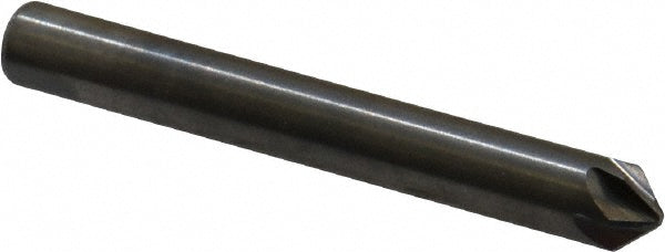 M.A. Ford 78025003 Countersink 1/4" Head Dia, 90.00 deg Included Angle, 6 Flute, Solid Carbide, Right Hand Cut
