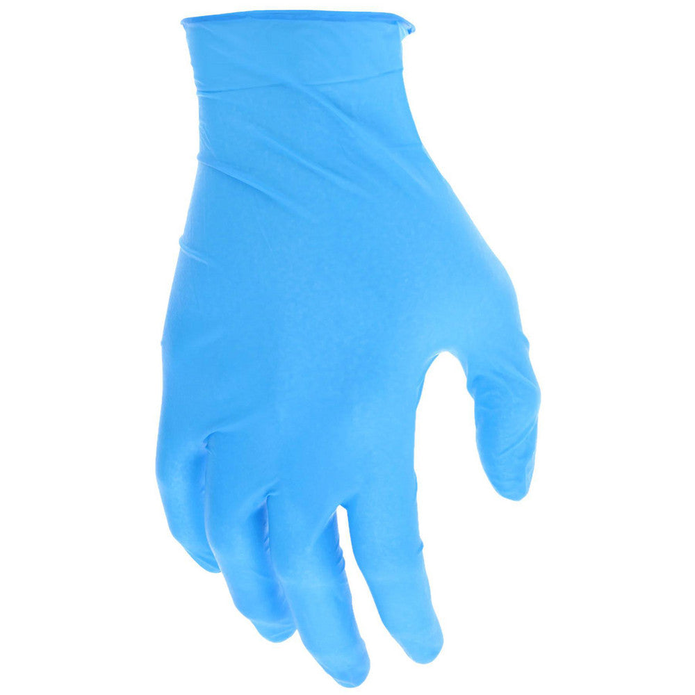 MCR Safety 6015XL Disposable Glove Series Nitrishield, Size X-Large, 4.0 mil, Not Coated, Nitrile, Food Grade, Powder-Free