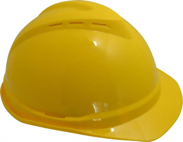 MSA 10034020 Hard Hat Impact Resistant, Vented, Type 1, Class C, 4-Point Suspension
