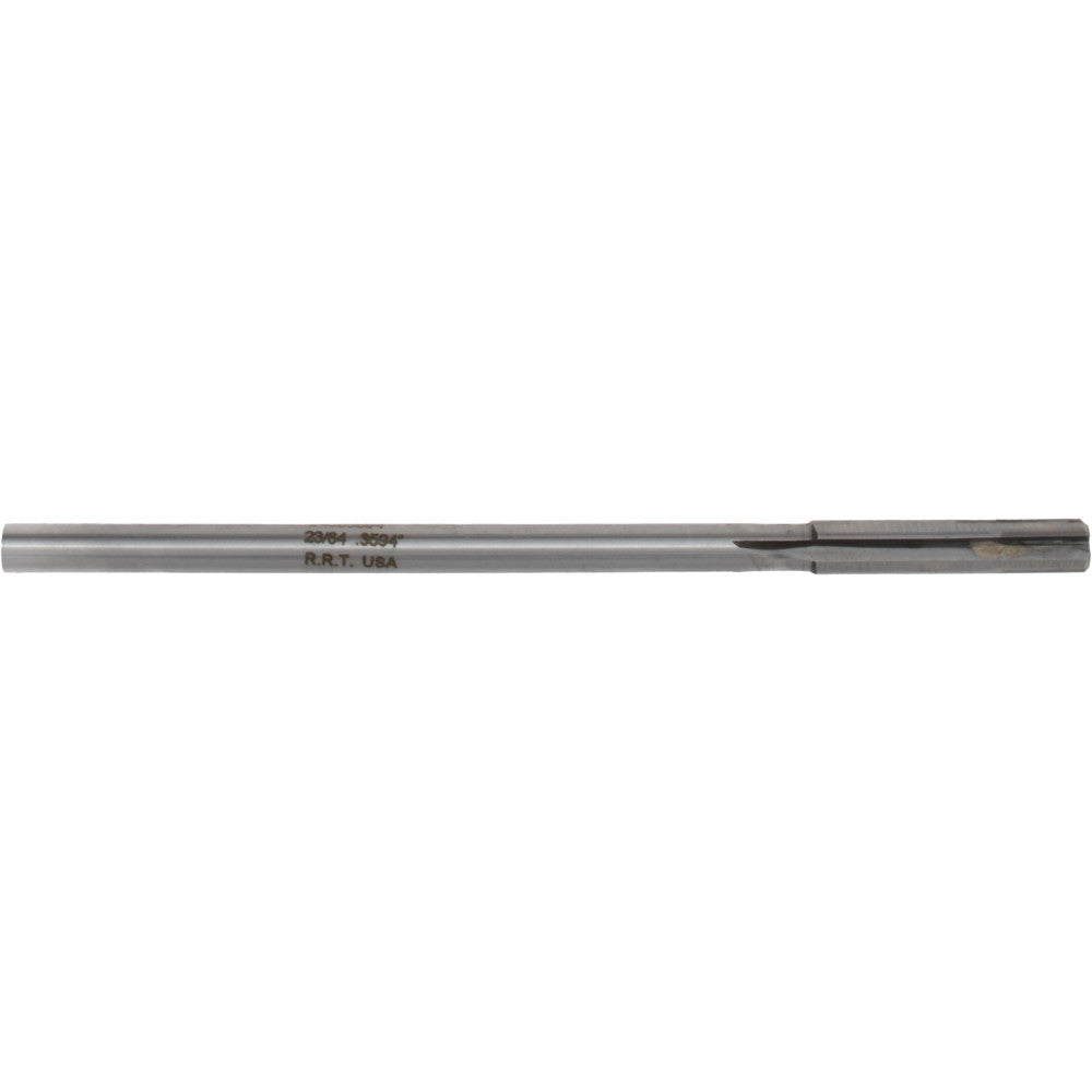 Rock River Tool Inc. 24003594 Chucking Reamer 23/64" Dia, 7" OAL, 1-3/4" Flute Length, Straight Flute, Straight-Cylindrical Shank, Carbide-Tipped