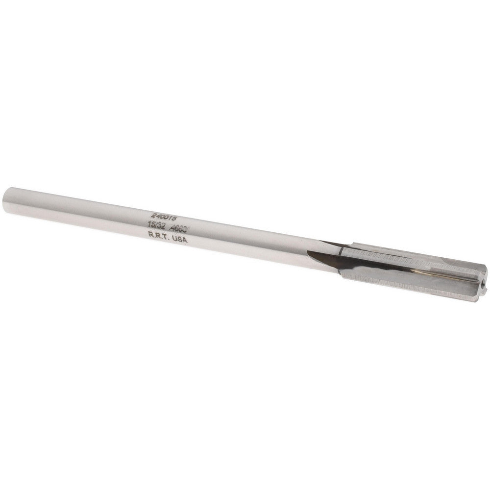 Rock River Tool Inc. 240015 Chucking Reamer 15/32" Dia, 7" OAL, 1-3/4" Flute Length, Straight Flute, Straight-Cylindrical Shank, Carbide-Tipped