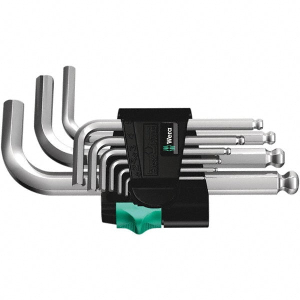 Wera 05133163001 Hex Key Sets Ball End Yes Handle Type L-Handle Hex Size 1.5 - 10 mm Hex Size Range (mm) 1.5 - 10 Container Type Caddy Arm Style Long