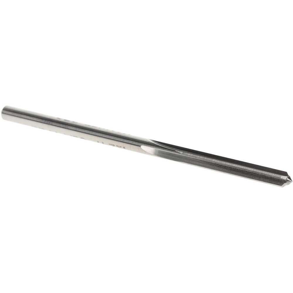 Hertel Reamers 370-0.1247 Chucking Reamer 0.1247" Dia, 2-3/4" OAL, 1-7/8" Flute Length, Straight Flute, Straight-Cylindrical Shank, HSS