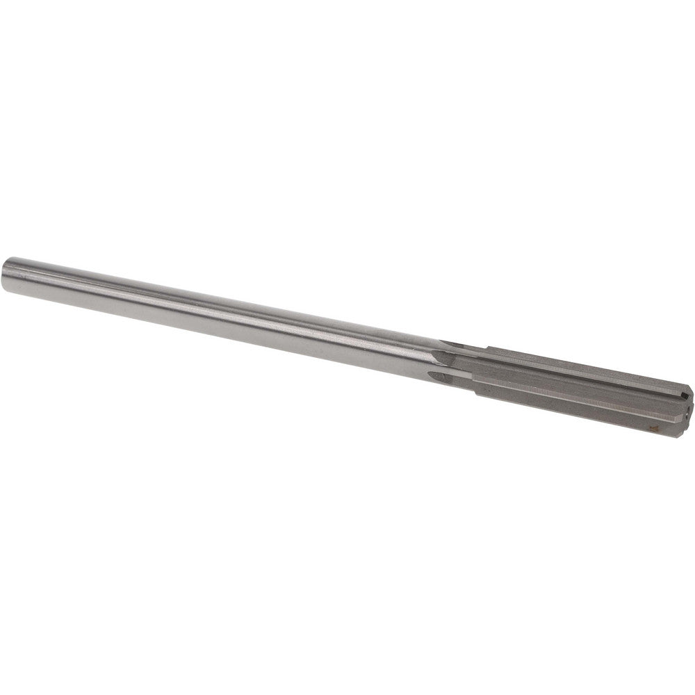 Hertel Reamers 1433-0.5000 Chucking Reamer 1/2" Dia, 8" OAL, 2" Flute Length, Straight Flute, Straight-Cylindrical Shank, HSSCobalt