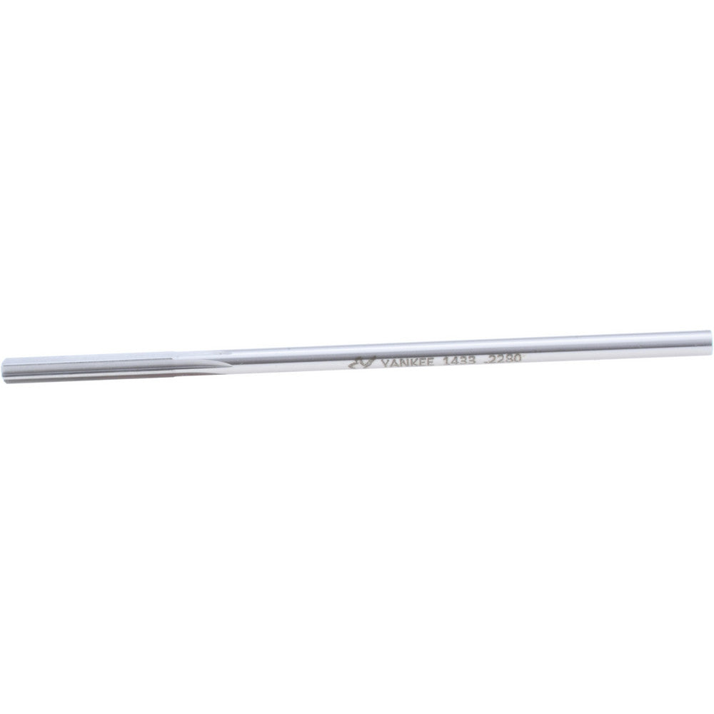 Hertel Reamers 1433-0.2280 Chucking Reamer #1, 6" OAL, 1-1/2" Flute Length, Straight Flute, Straight-Cylindrical Shank, HSSCobalt