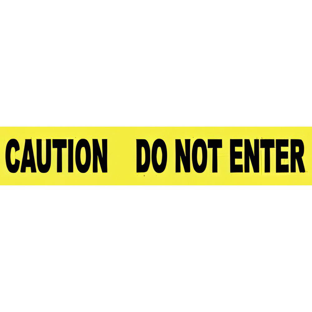 AccuformNMC PT9-2ML 1000 Ft. Long x 3 Inch Wide Roll, Polyethylene, Yellow, Barricade and Flagging Tape