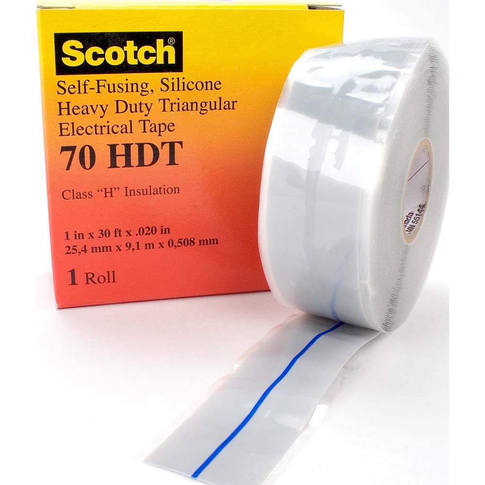 3M 7000133168 Electrical Tape 1" Wide, 30' Long, 20 mil Thick, Gray