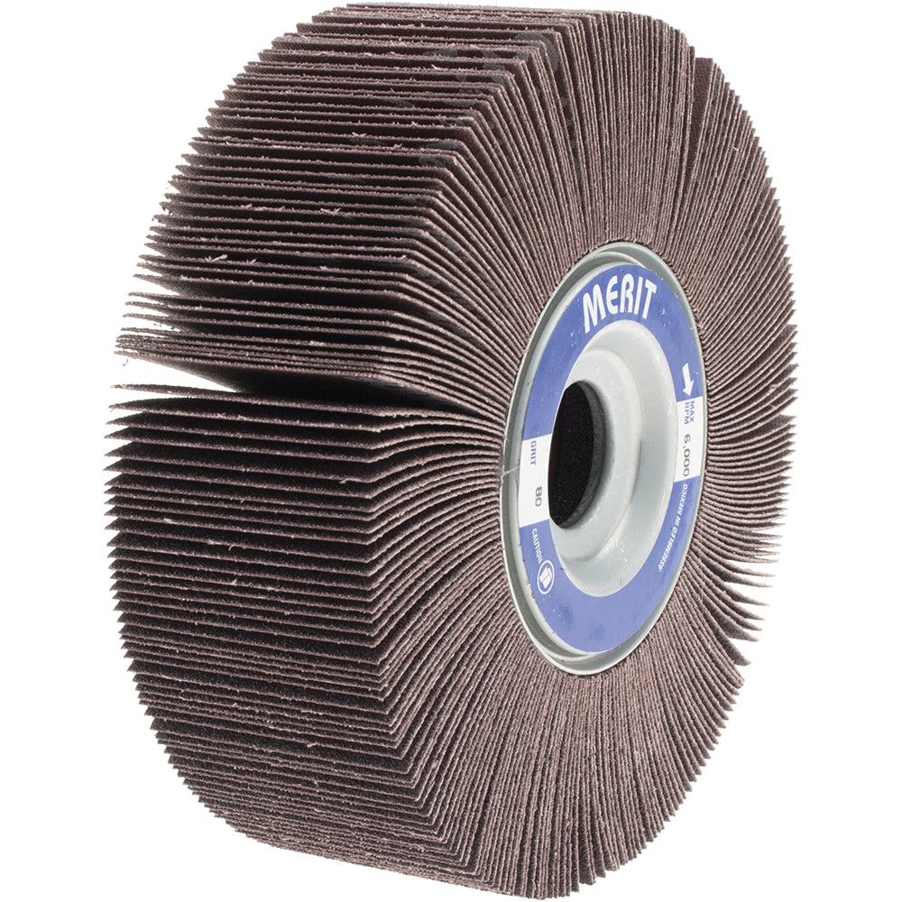 Merit Abrasives 08834123034 6 x 2" 80 Grit Aluminum Oxide Unmounted Flap Wheel