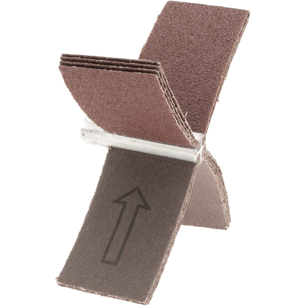 Merit Abrasives 08834154127 60 Grit, Coated, Aluminum Oxide Bore Polisher