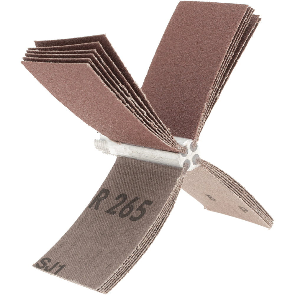 Merit Abrasives 08834154129 120 Grit, Coated, Aluminum Oxide Bore Polisher