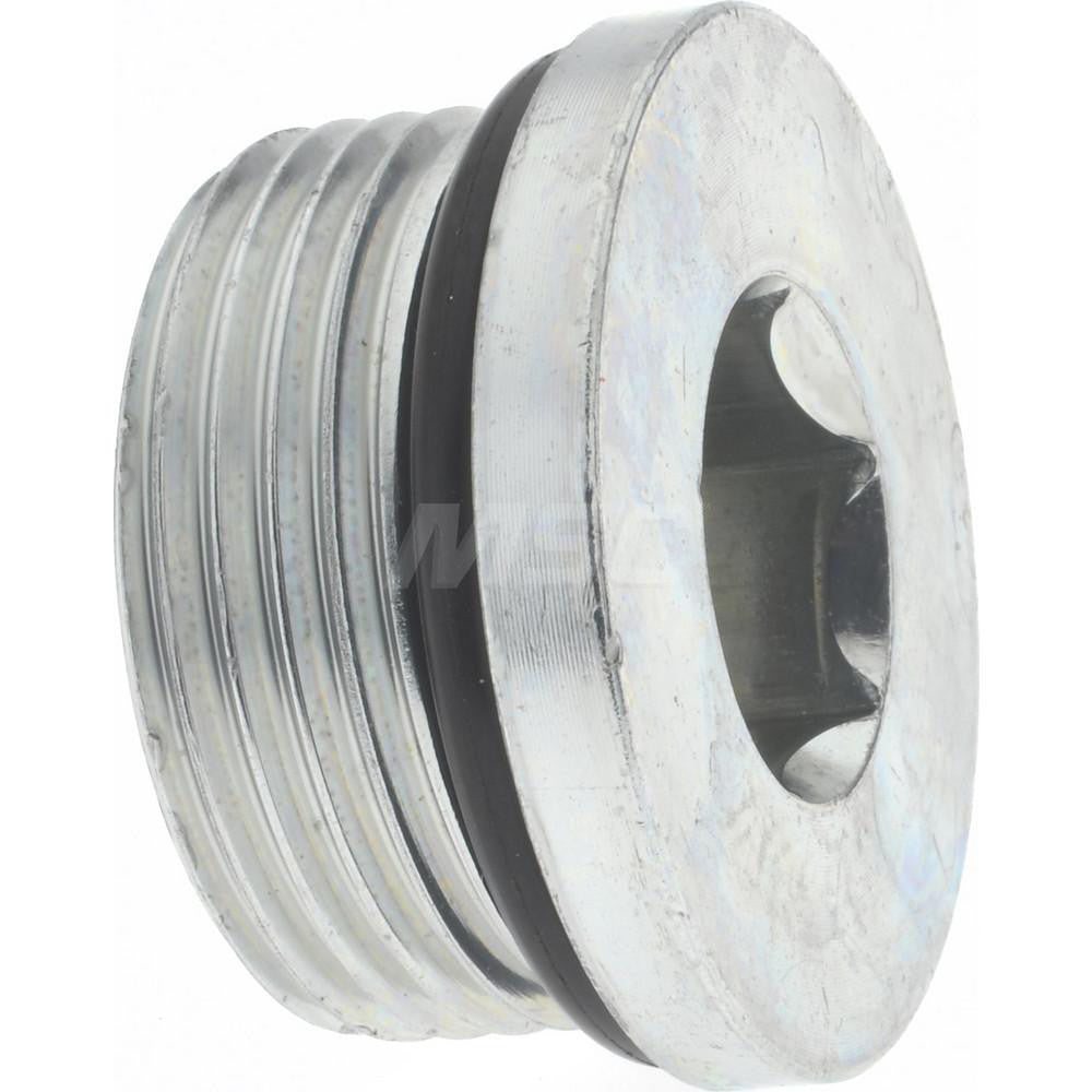Parker 16 HP5ON-S Industrial Pipe Hex Socket Plug 1-5/16-12 Male Thread, Male Straight Thread O-Ring