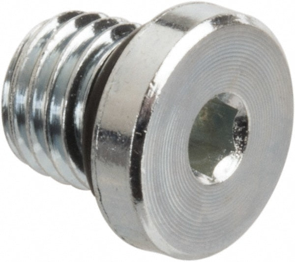Parker 2 HP5ON-S Industrial Pipe Hex Socket Plug 5/16-24 Male Thread, Male Straight Thread O-Ring