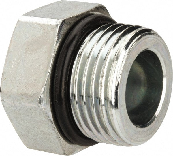 Parker 12 P5ON-S Industrial Pipe Hex Plug 1-1/16-12 Male Thread, Male Straight Thread O-Ring