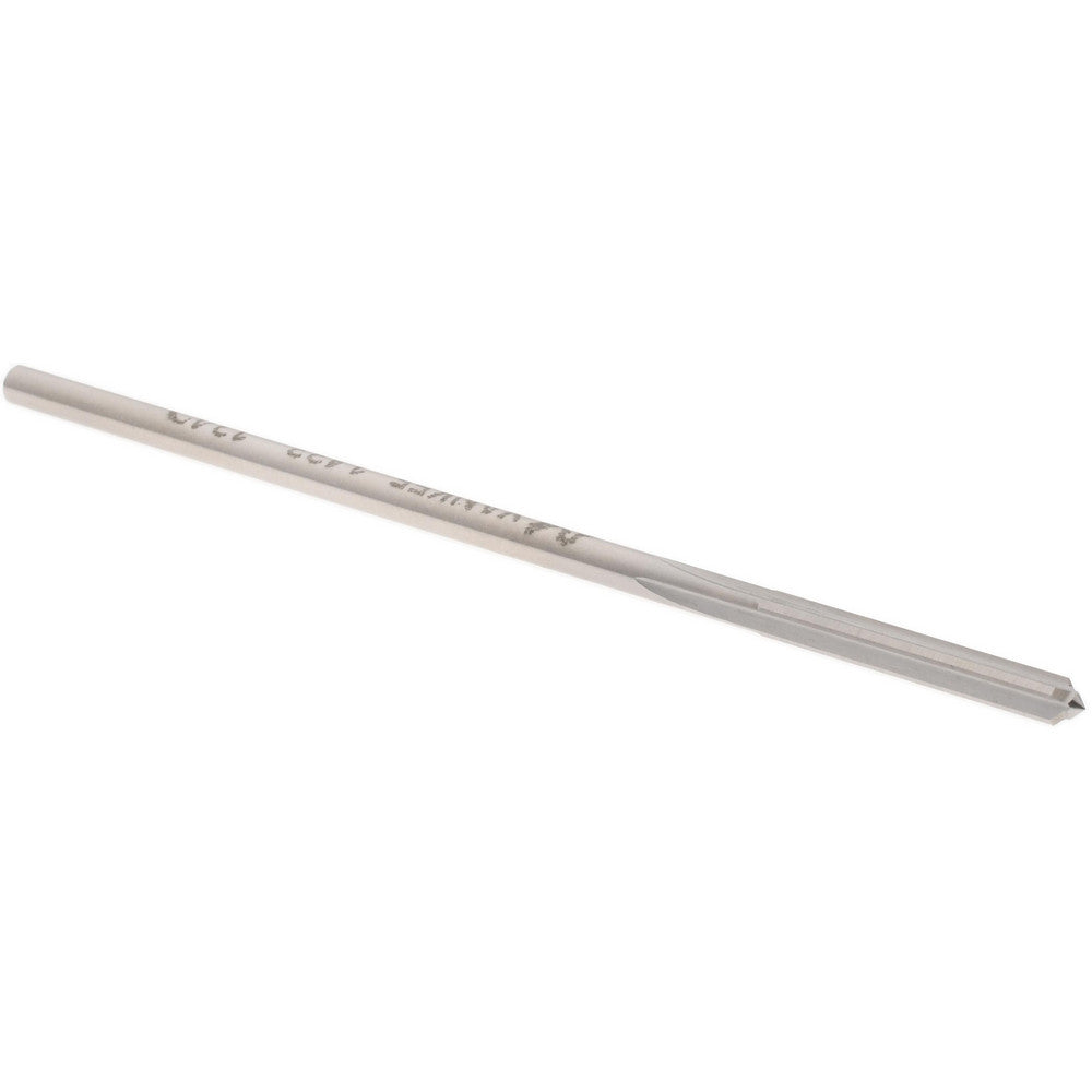 Hertel Reamers 1433-0.1240 Chucking Reamer 0.1240" Dia, 3-1/2" OAL, 7/8" Flute Length, Straight Flute, Straight-Cylindrical Shank, HSSCobalt