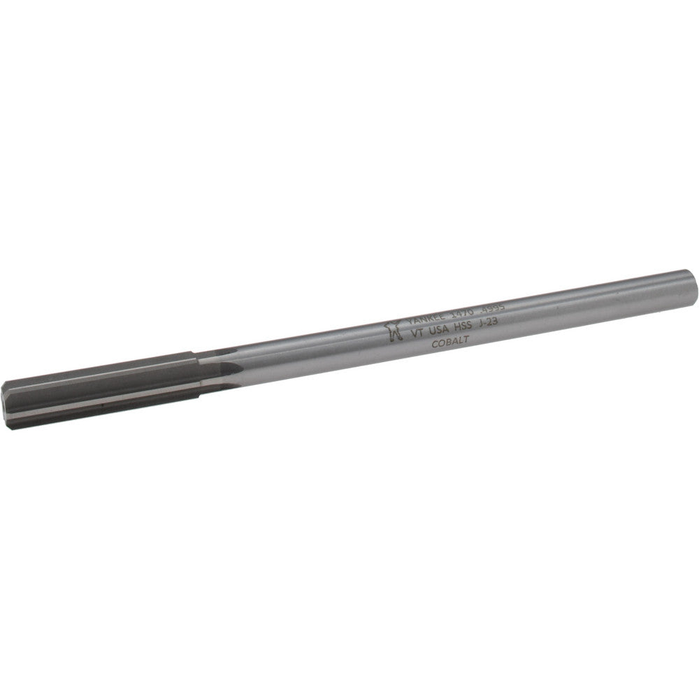 Hertel Reamers 1470-0.4995 Chucking Reamer 0.4995" Dia, 8" OAL, 2" Flute Length, Straight Flute, Straight-Cylindrical Shank, HSSCobalt