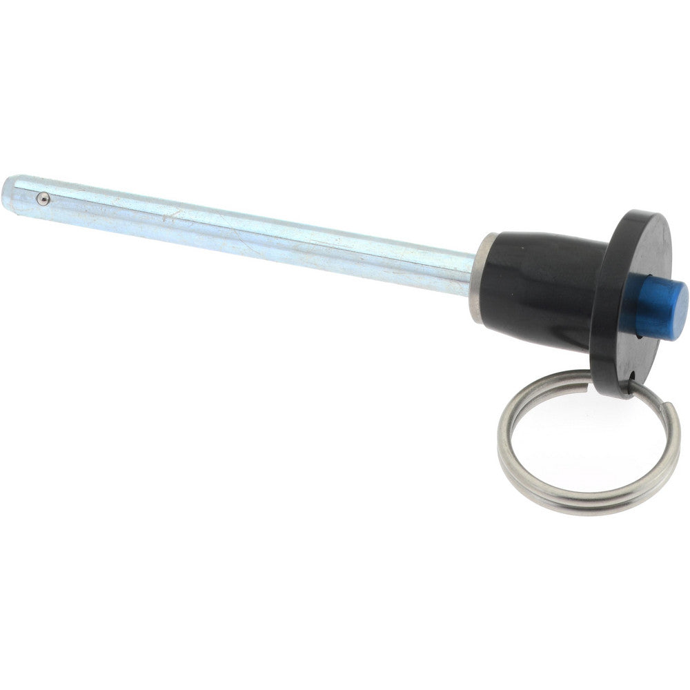 Gibraltar LBR-105 Quick-Release Pin Button Handle, 3/16" Pin Dia, 2" Usable Length