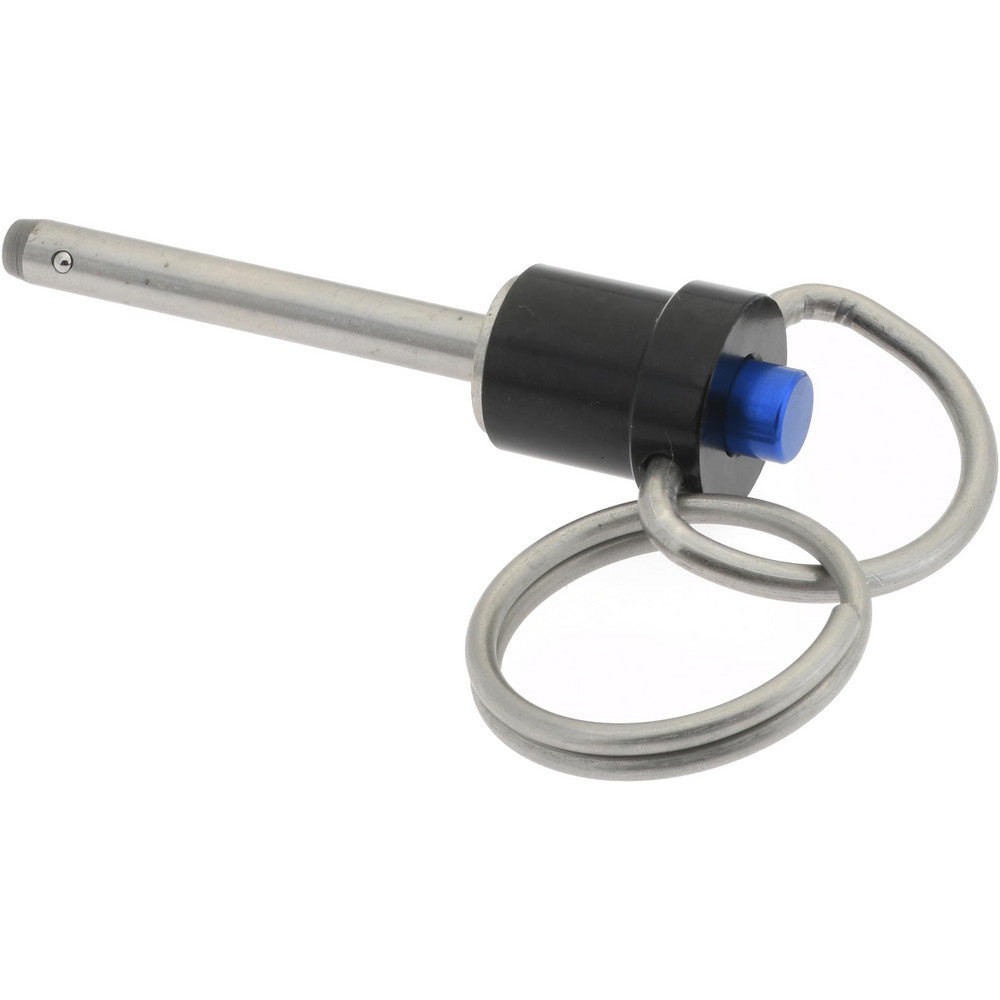 Gibraltar LBH-SS7103 Quick-Release Pin Ring Handle, 3/16" Pin Dia, 1-1/4" Usable Length