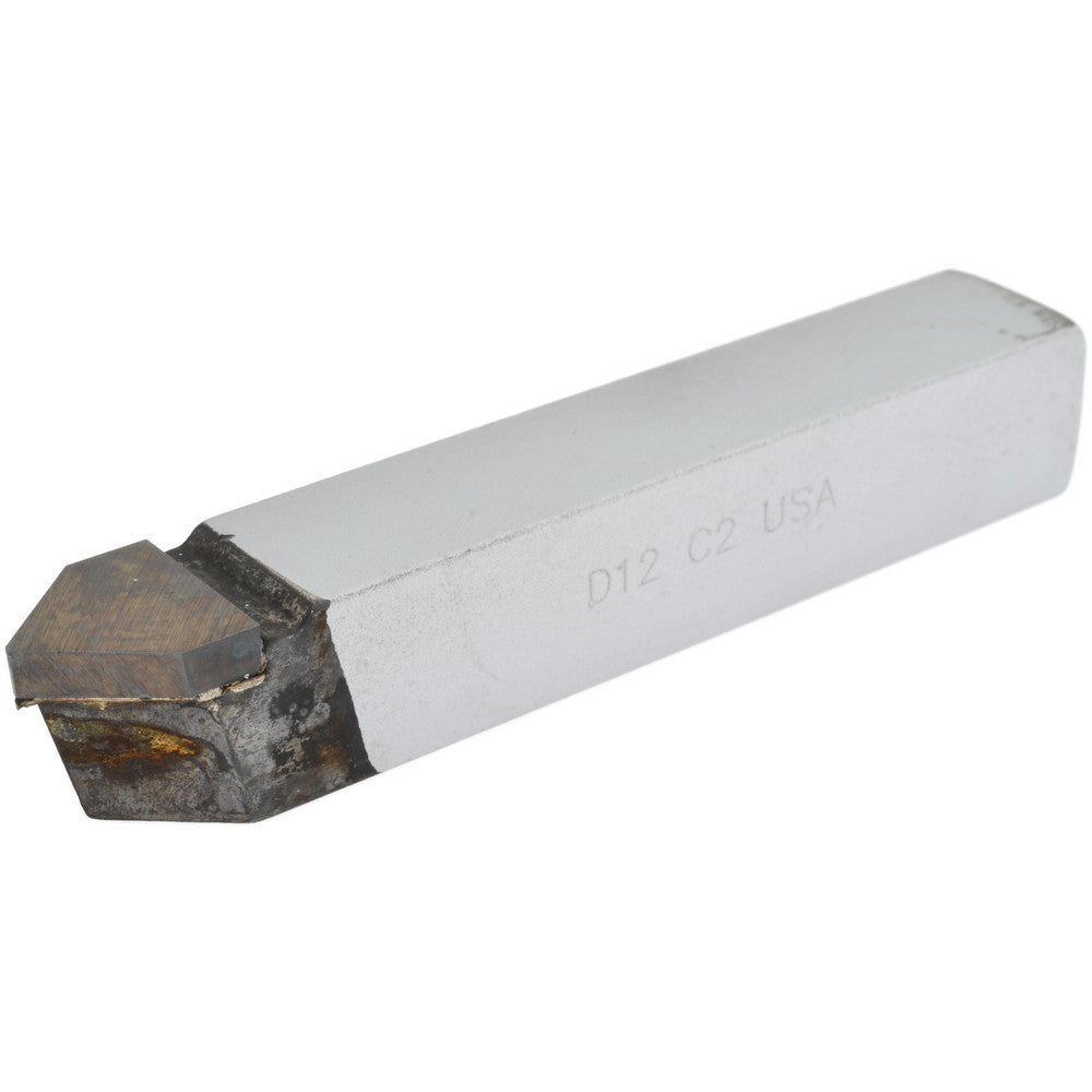 CLAPP & HANEY BRAZED TOOL 530 Single Point Tool Bit D-12, 3/4" Shank Width, 3/4" Shank Height, C2 Solid Carbide Tip, Neutral