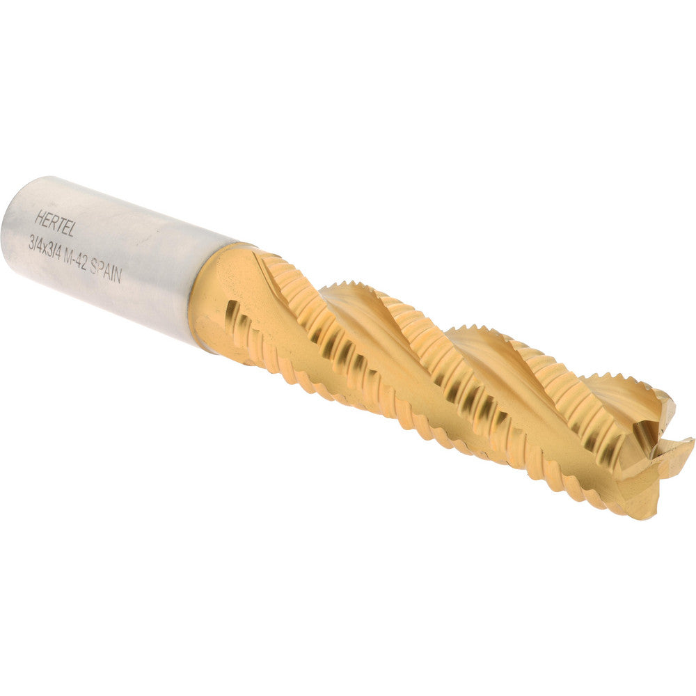 Hertel 72846314 Roughing End Mill 3/4" Dia, 4 Flute, Coarse Pitch, Single End, Cobalt