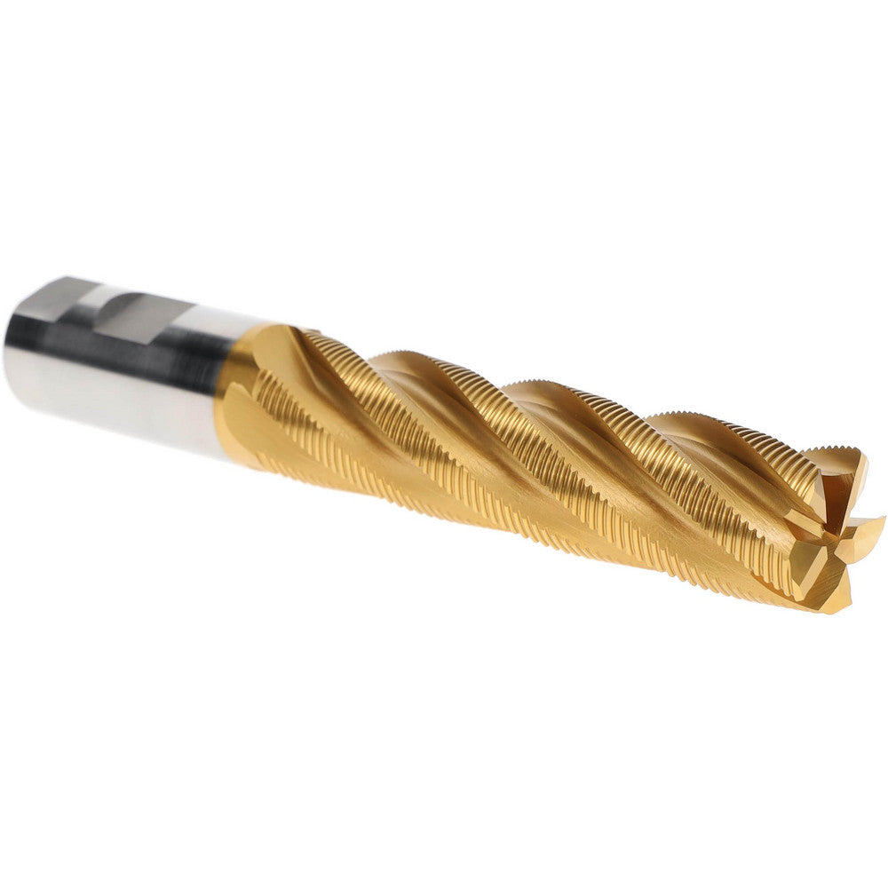 Hertel 72846504 Roughing End Mill 1" Dia, 5 Flute, Fine Pitch, Single End, Cobalt