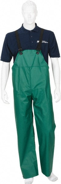 MCR Safety 388BFXL Rain Bib Overalls Size X-Large, Polyester & Polyvinylchloride