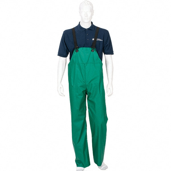 MCR Safety 388BFX2 Rain Bib Overalls Size 2X-Large, Polyester & Polyvinylchloride
