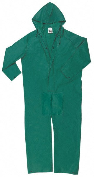 MCR Safety 3881X2 Rain Coveralls Size 2X-Large, Polyester & Polyvinylchloride