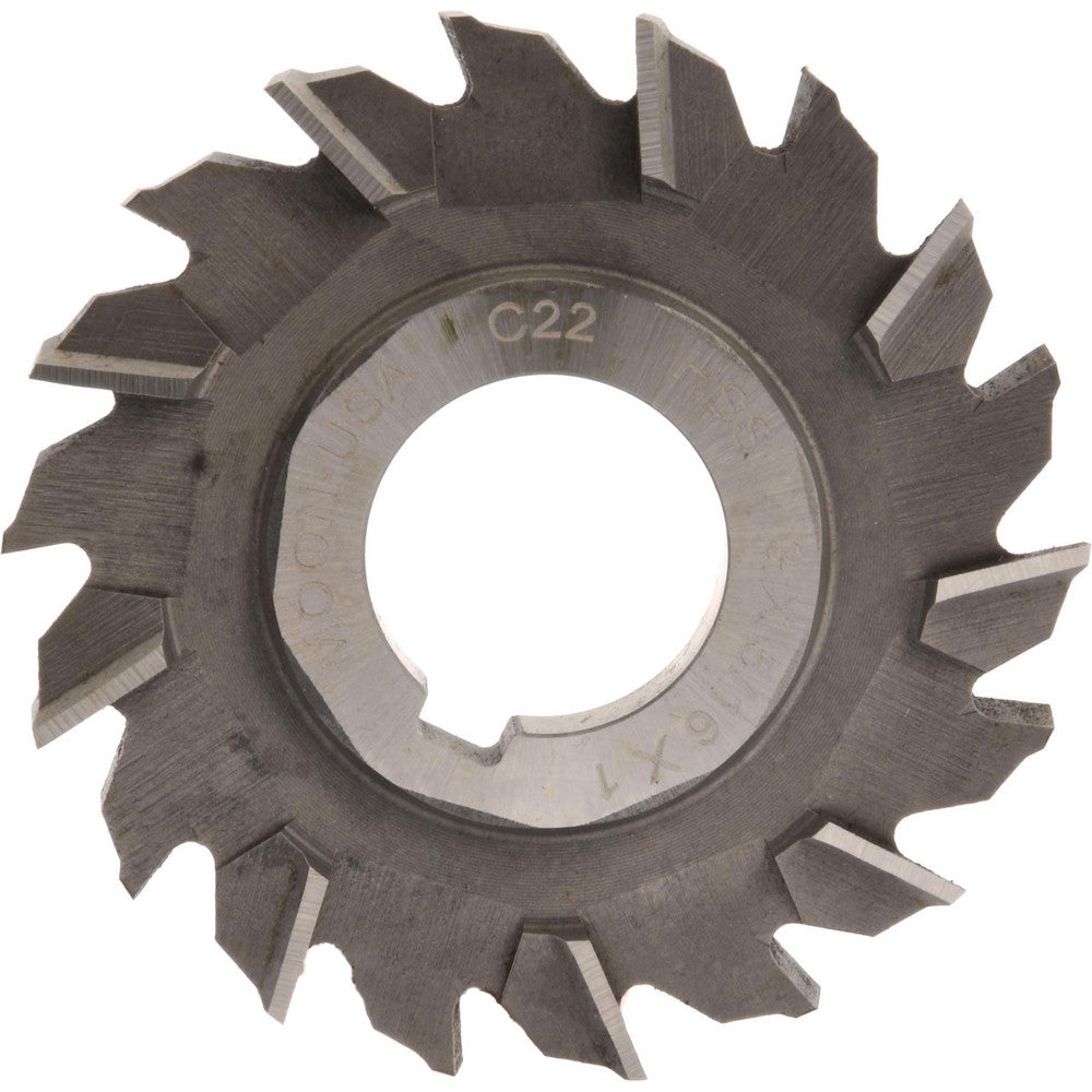 MOON CUTTERS CO. STM3312 Side Milling Cutter 3" Cutter Dia, 5/16" Cutting Width, 1" Arbor Hole, 18 Teeth