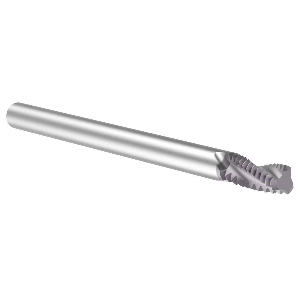 Allied Machine and Engineering TM19032 Helical Flute Thread Mill #10, Internal & External, 3 Flute, 1/8" Shank Dia