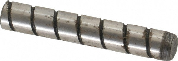 Jergens 31804 Spiral Groove Dowel Pin 1/4 x 1-1/2", Alloy Steel