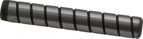 Jergens 31813 Spiral Groove Dowel Pin 5/16 x 2", Alloy Steel