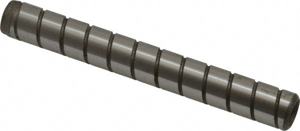Jergens 31815 5/16" Pin Diam, 2-1/2" Pin Length, #10-32 Thread, Spiral Groove Dowel Pin