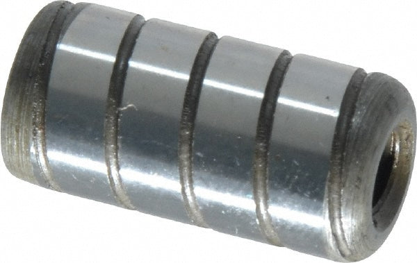 Jergens 31829 Spiral Groove Dowel Pin 1/2 x 1", Alloy Steel