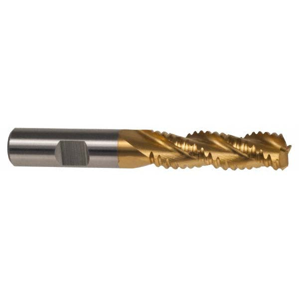 Hertel 84511757 Roughing End Mill 1/2" Dia, 3 Flute, Coarse Pitch, Single End, Cobalt