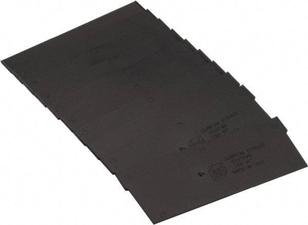 Quantum Storage DSB107/108/114 Bin Divider Use with Quantum Storage Systems - QSB107, 108 & 114, Black