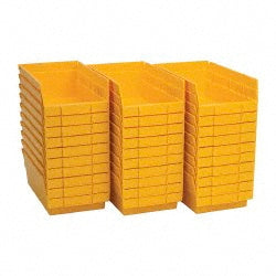 Quantum Storage QSB102YLCS Plastic Hopper Shelf Bin Yellow
