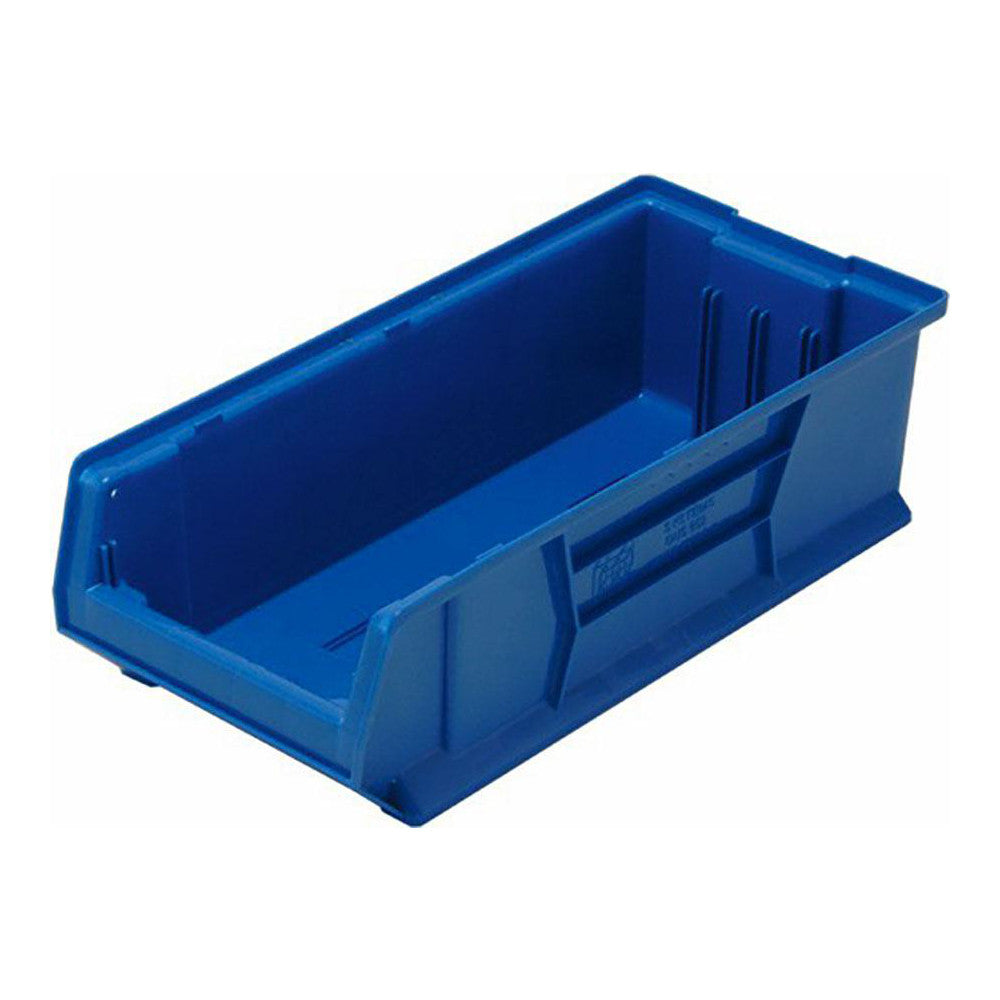 Quantum Storage QUS952BLCS Plastic Hopper Stacking Bin Blue