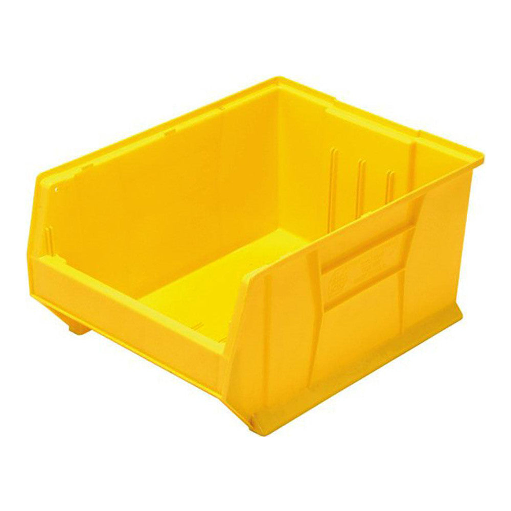 Quantum Storage QUS955YL Plastic Hopper Stacking Bin Yellow