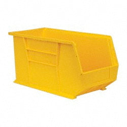 Quantum Storage QUS265YLCS Plastic Hopper Stacking Bin Yellow