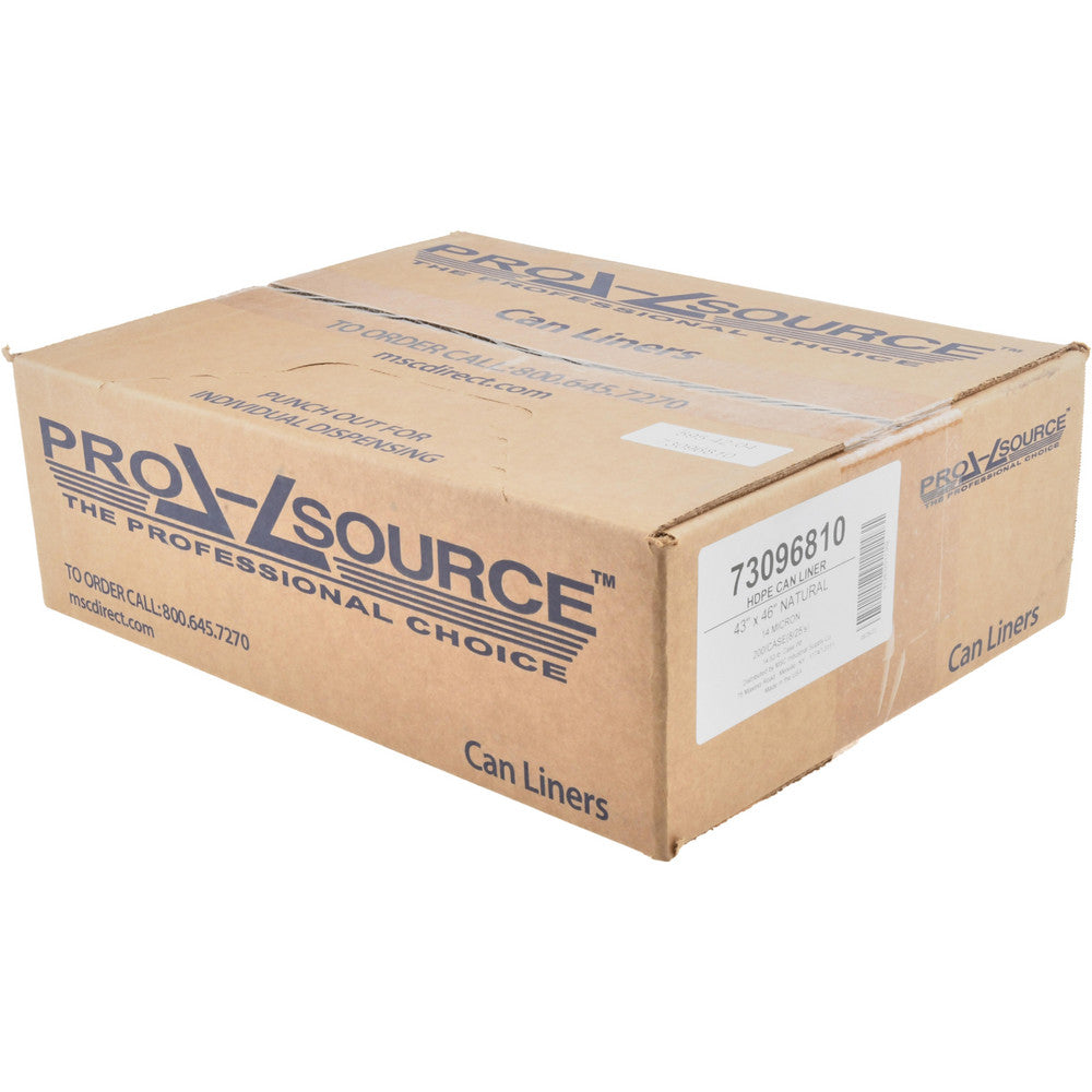 Pro-Source PSVNR434614N Household Trash Bags 56 gal, 0.55 mil, 200 Pack