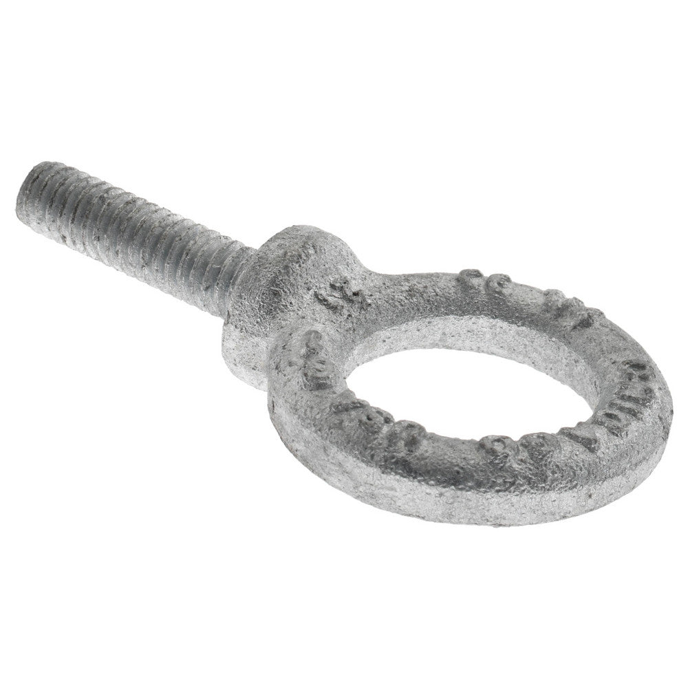 Gibraltar 26155 5 Fixed Lifting Eye Bolt With Shoulder, 500 lb Capacity, 1/4-20 Thread, Grade C-1035 Forged Steel