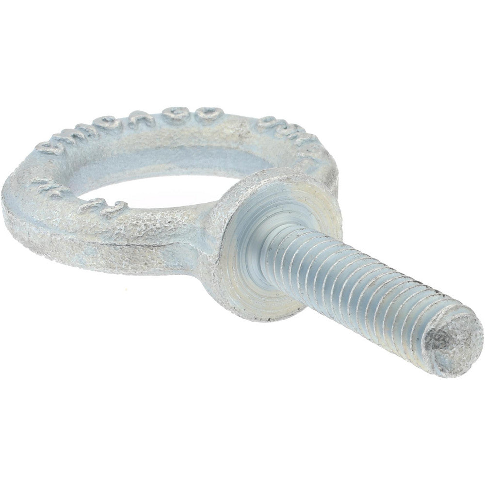 Gibraltar 26050 3 Fixed Lifting Eye Bolt With Shoulder, 500 lb Capacity, 1/4-20 Thread, Grade C-1035 Forged Steel