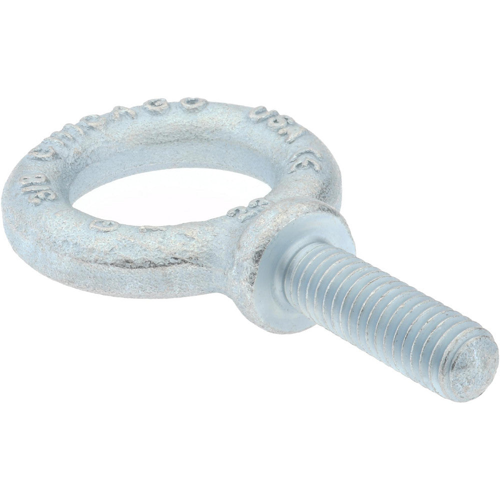 Gibraltar 26056 5 Fixed Lifting Eye Bolt With Shoulder, 1,400 lb Capacity, 3/8-16 Thread, Grade C-1035 Forged Steel
