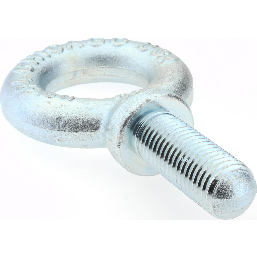 Gibraltar 26071 8 Fixed Lifting Eye Bolt With Shoulder, 6,000 lb Capacity, 3/4-10 Thread, Grade C-1035 Forged Steel