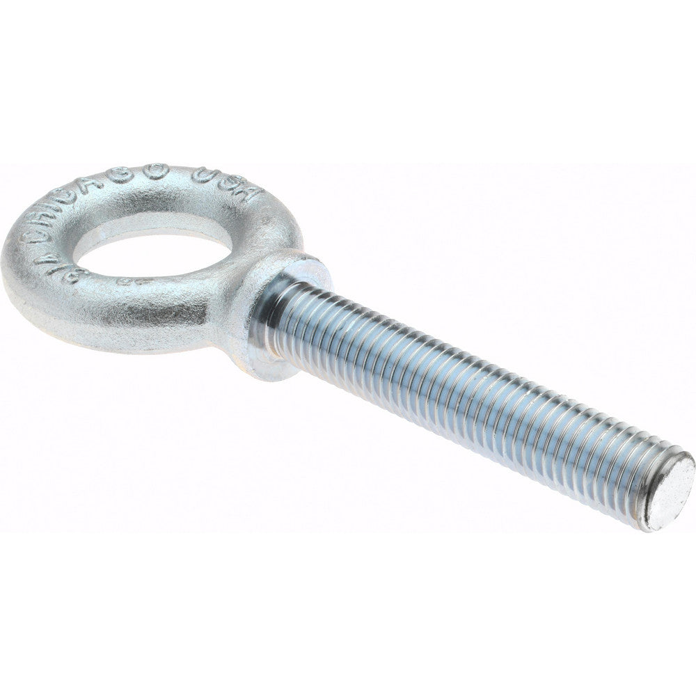 Gibraltar 26305 4 Fixed Lifting Eye Bolt With Shoulder, 6,000 lb Capacity, 3/4-10 Thread, Grade C-1035 Steel