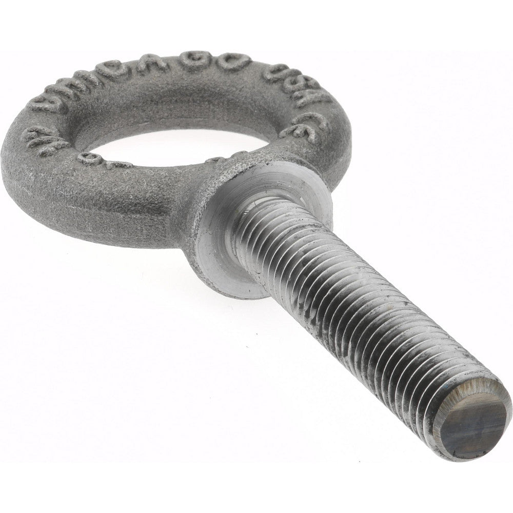 Gibraltar SP12114 Lifting Eye Bolt With Shoulder, 2,600 lb Capacity, 1/2-13 Thread, Grade C-1035 Steel