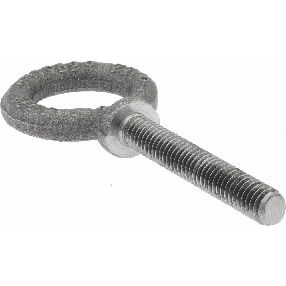 Gibraltar 12828 5 Fixed Lifting Eye Bolt With Shoulder, 900 lb Capacity, 5/16-18 Thread, Grade C-1035 Forged Steel